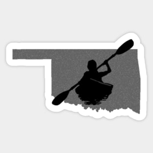 Kayak Oklahoma Sticker